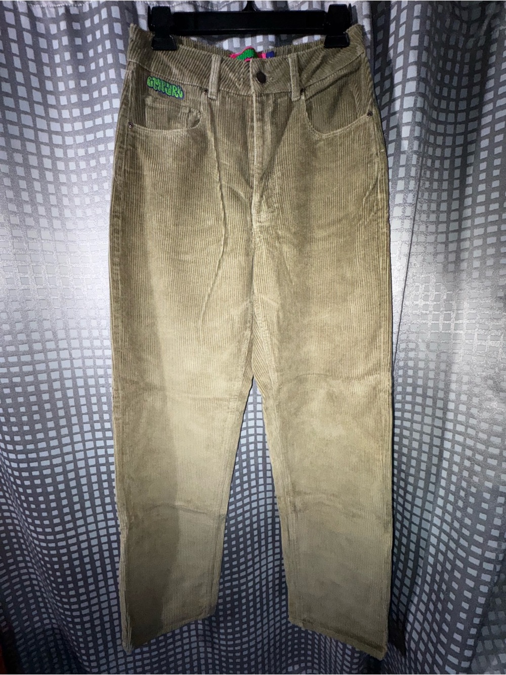 Empyre Tori Women’s 90’s Corduroy Skate Pants Mermaid Wash Sz 4 NWOT